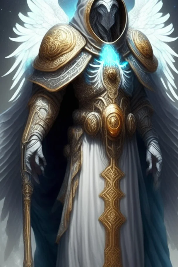 ancient prophet archmage celestial armor faceless hard armor demigod being