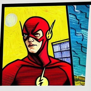 The Flash , Van Gogh tarzında