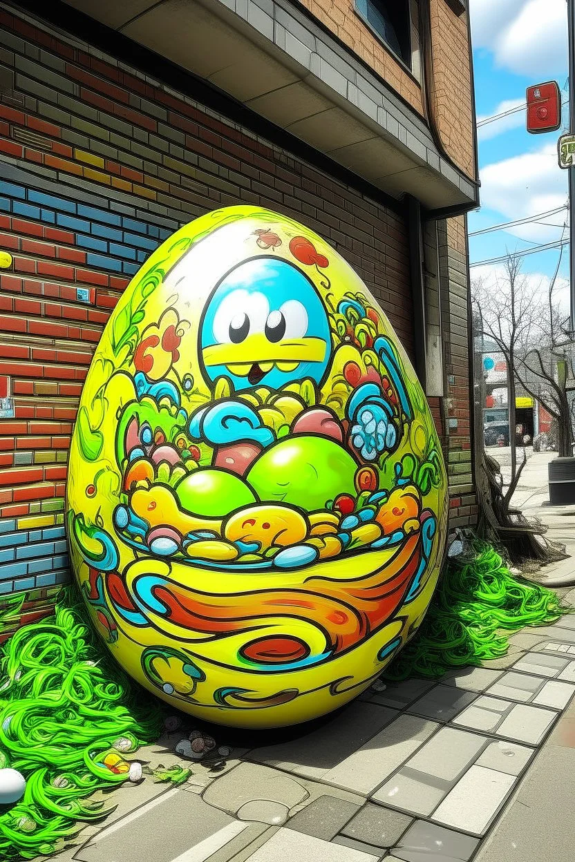 The "Easter Egg" in the video game of Life; Street Art; Lowbrow