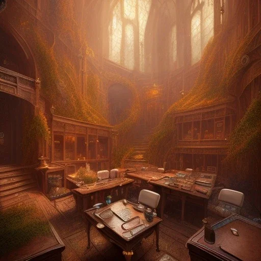 Fantasy concept art, dynamic lighting, hyperdetailed, intricately detailed, Splash screen art, deep color, Unreal Engine, volumetric lighting, fantasy library artwork, indoors, cozy, leather, marble, library, white candles, white silk,