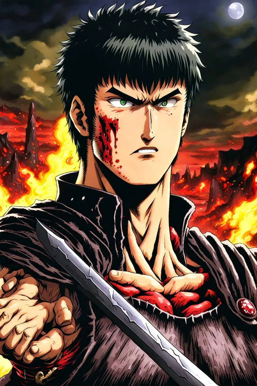 Guts from Berserk kills people