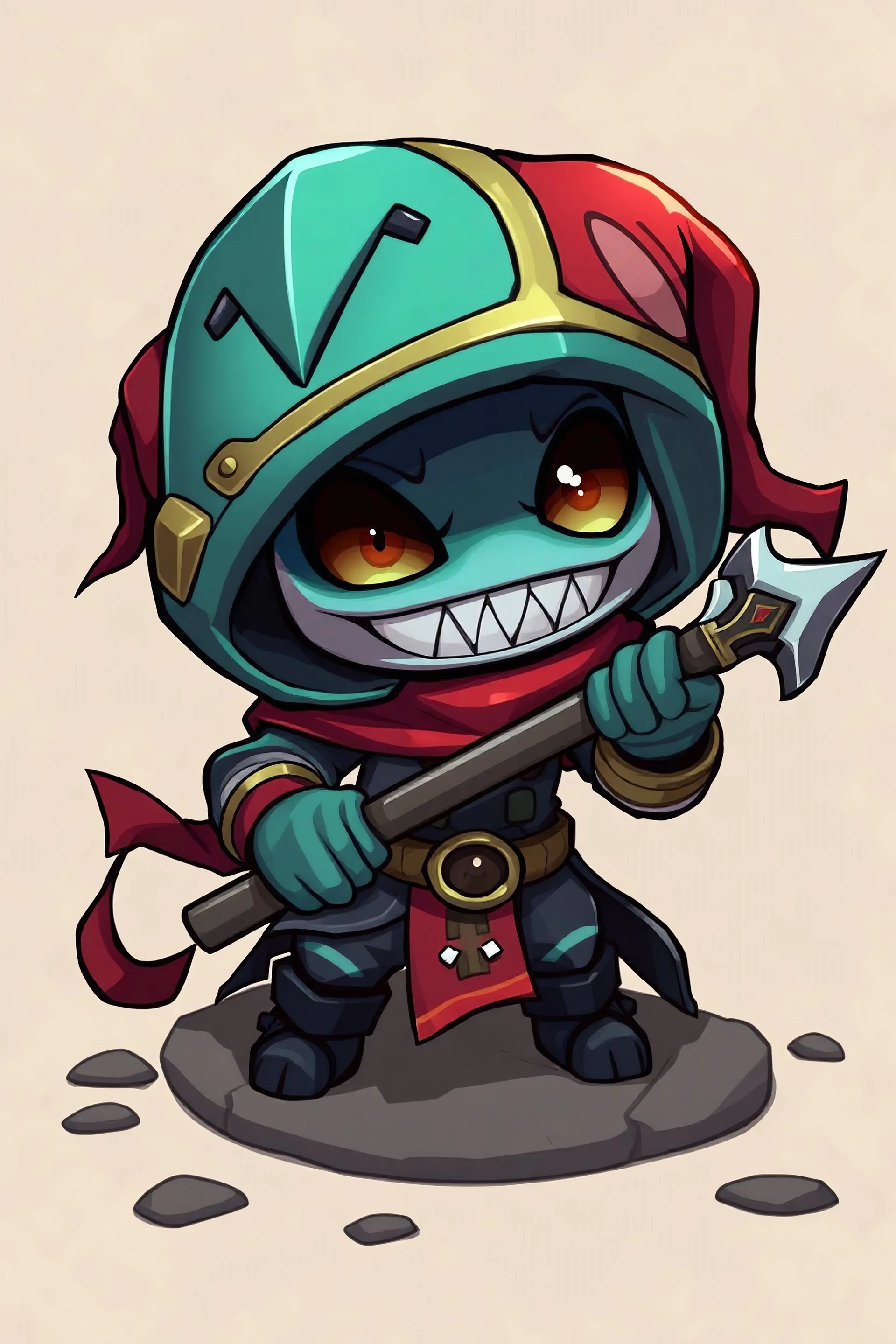 Chibi Pyke from league of legends