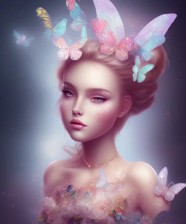 Butterfly princess full image