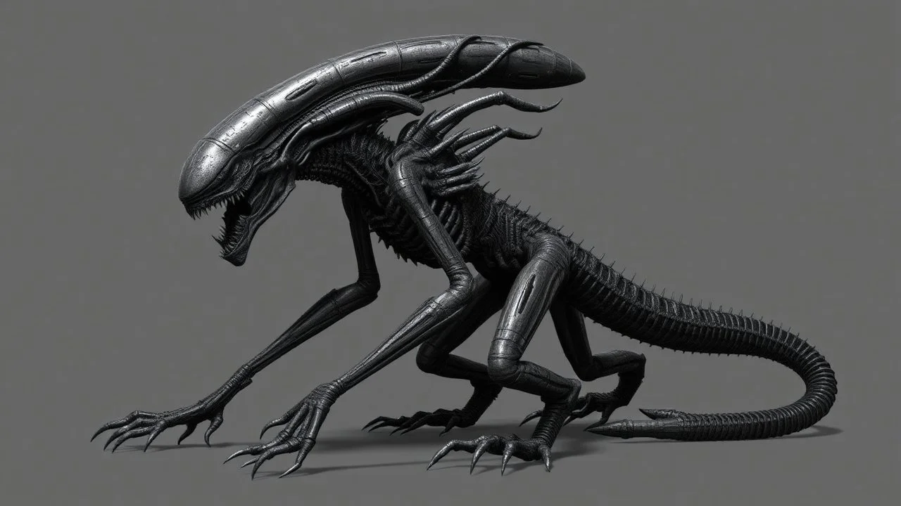 Biomorphic Biomechanical Alien Queen by Giger