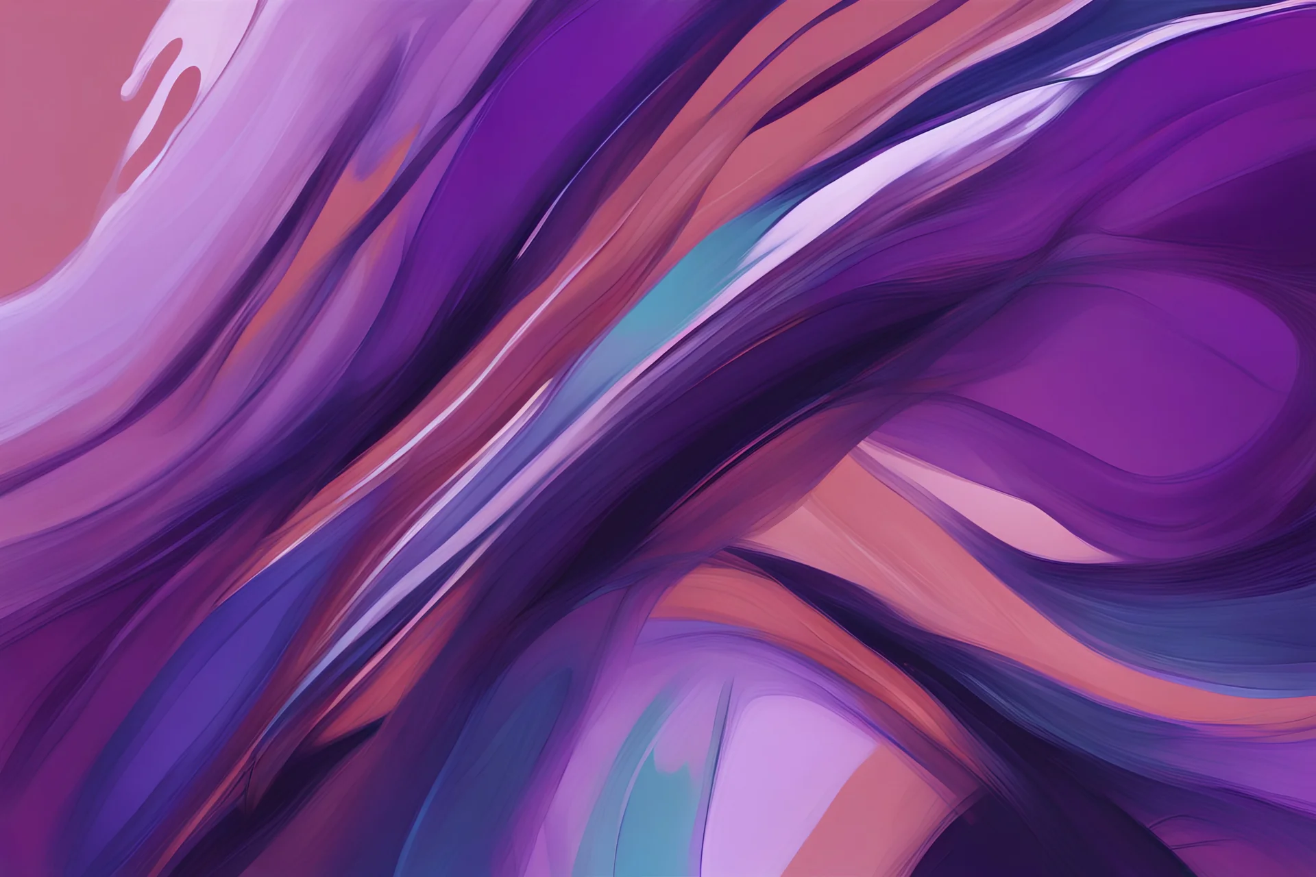 pintura digital profesional, arte abstracto, violeta