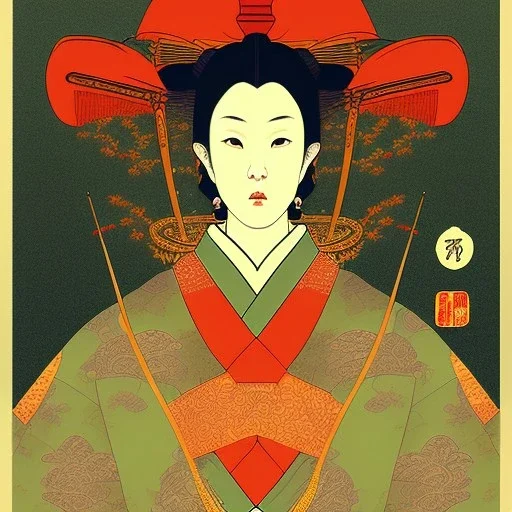 Ukiyo-e Style , future art logo