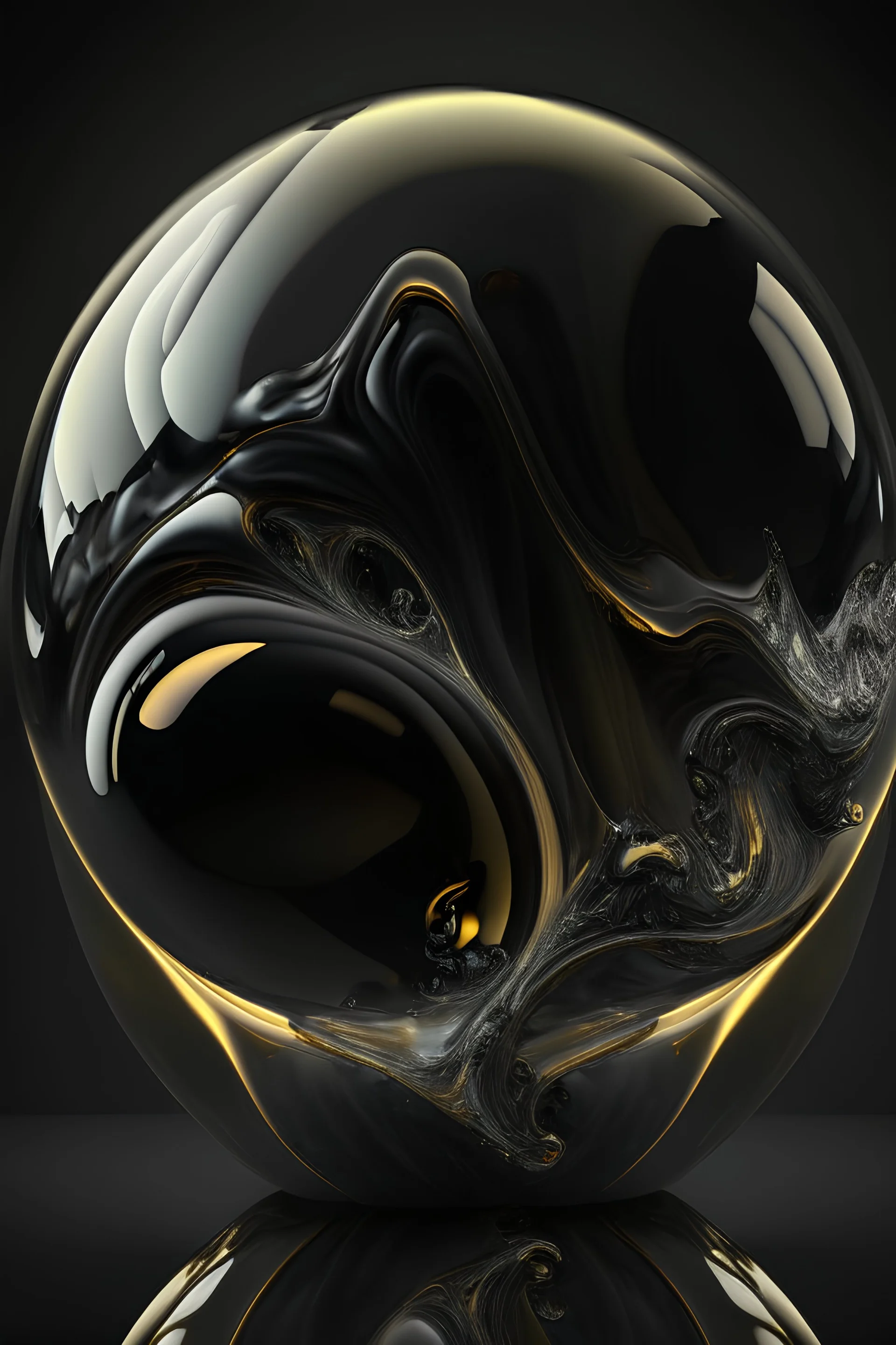 AI black art glass marble art realisticv2 surrealism 4k resolution