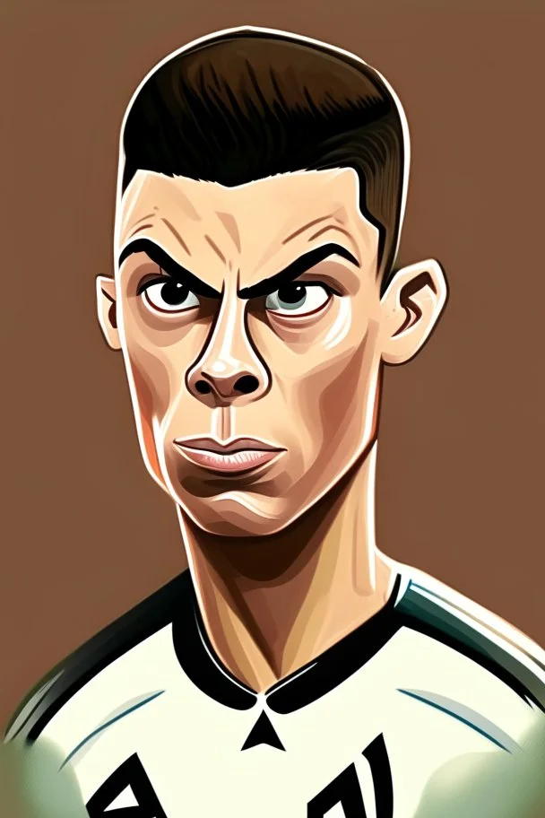 cristiano ronaldo Footballer ,cartoon 2d