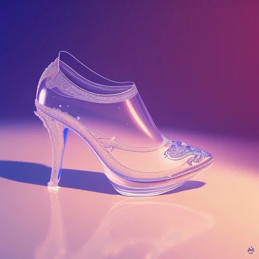 cinderellas crystal glass shoe ,magical, snow, sharp, intricate ornate, elegant, highly detailed, transparent, artstation, concept art, smooth, sharp focus, illustration, 8k,