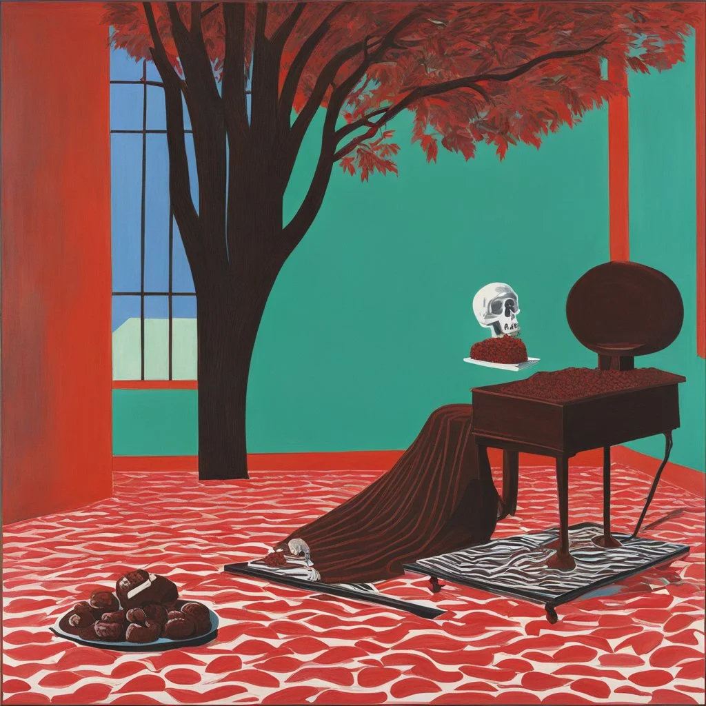 chocolate death by David Hockney