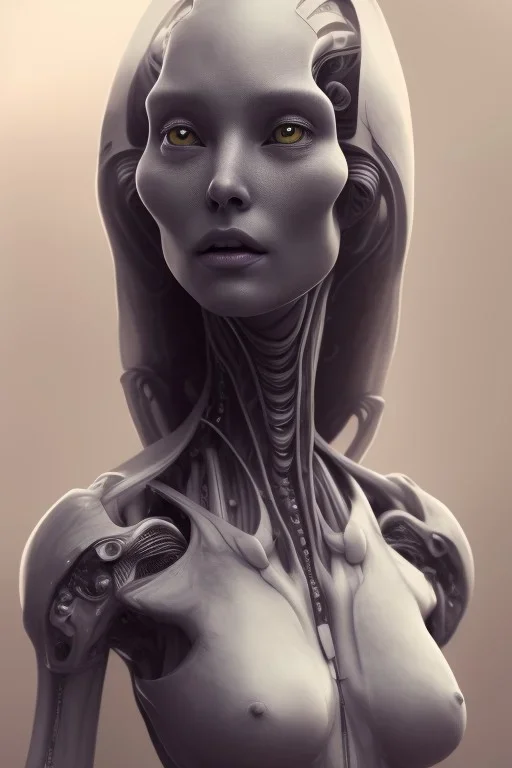 alien, ancient, 8k, finely detailed, photo realistic, female