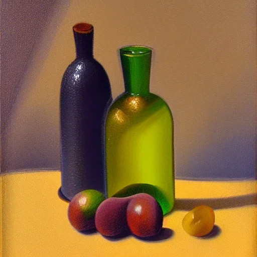 still life bottle