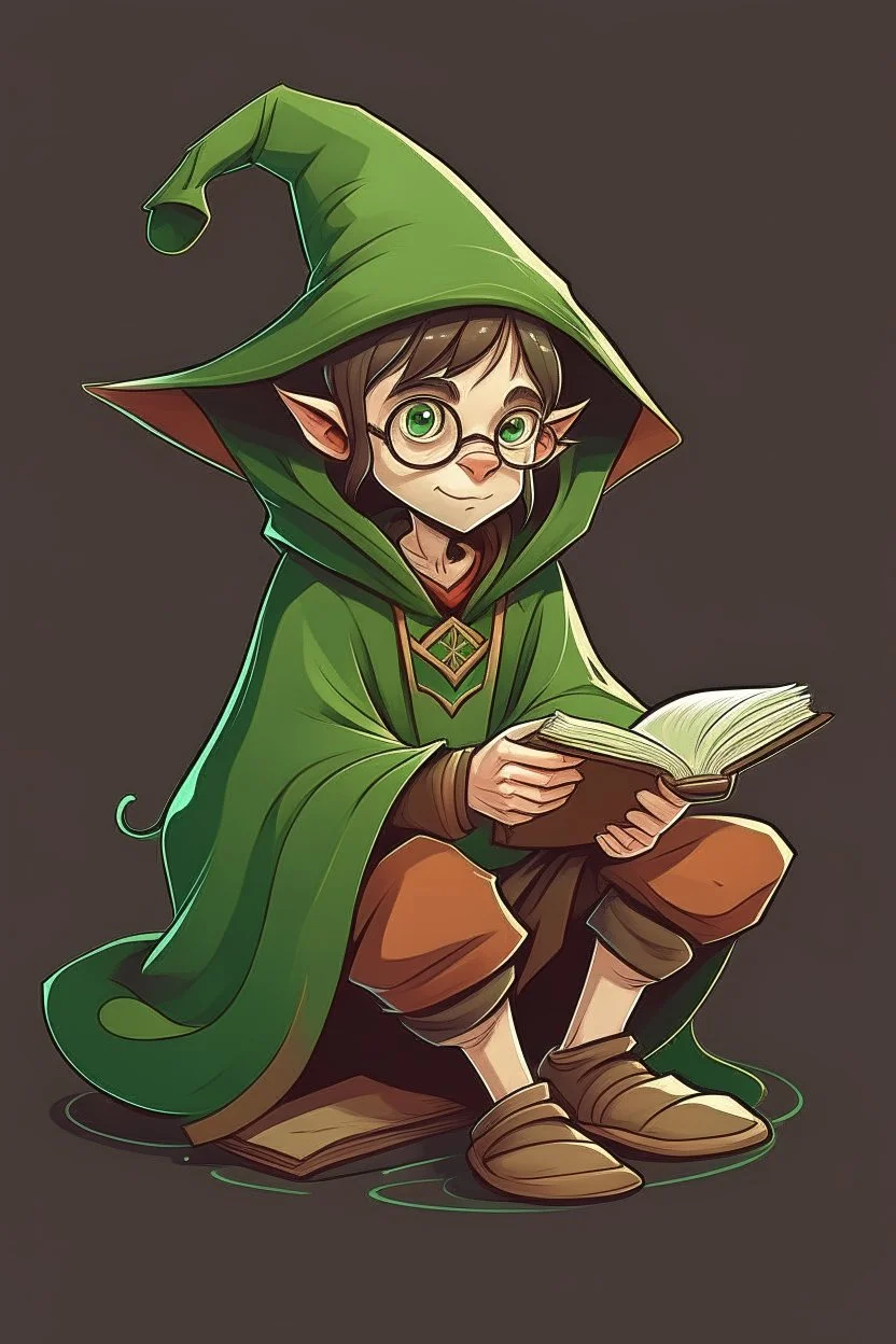 young elf student wizard