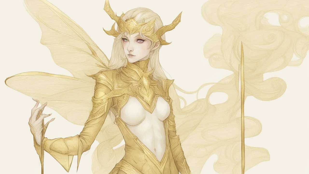 An Umbral Gold Elf