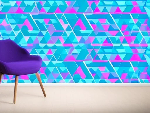 wallpaper triangles technologie blue pink minimalist