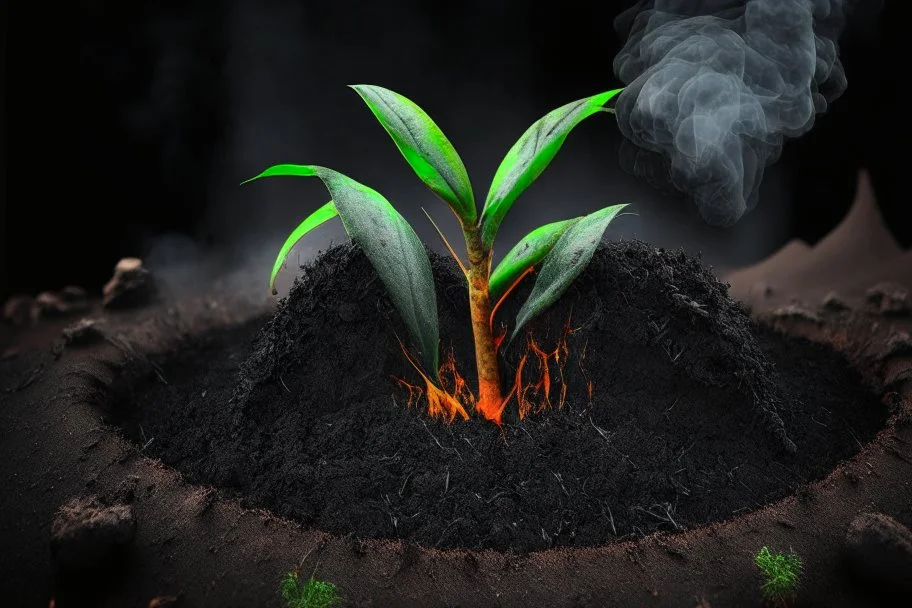 biochar into plants