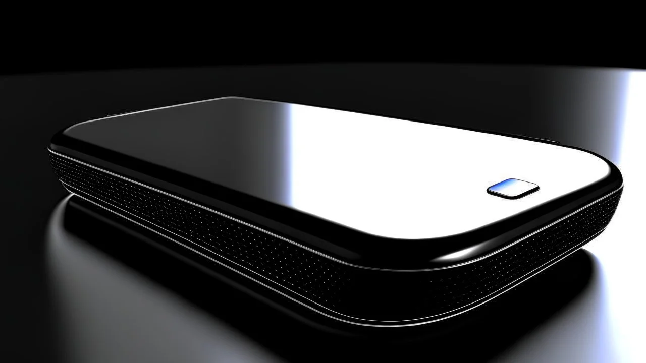 a 3d computer mouse coming out of a photo realistic iphone 14 screen, left side perspective