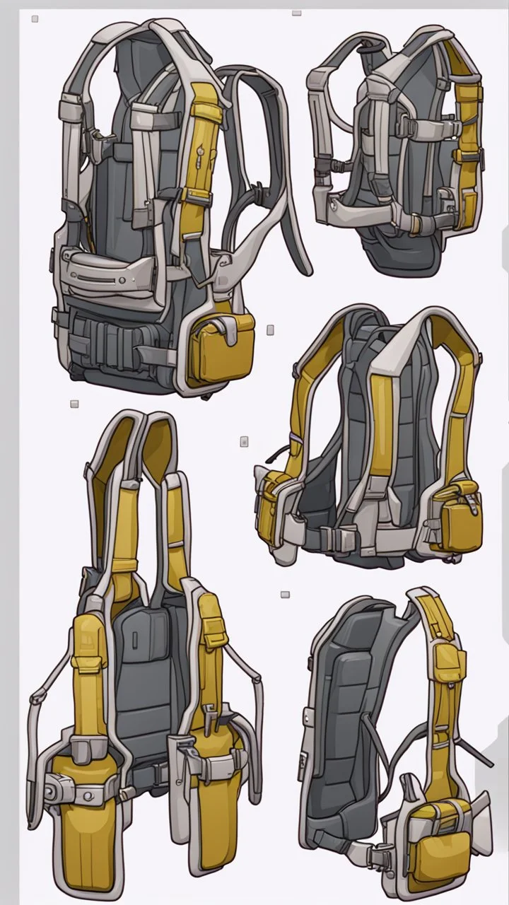 jetpack parts stylized