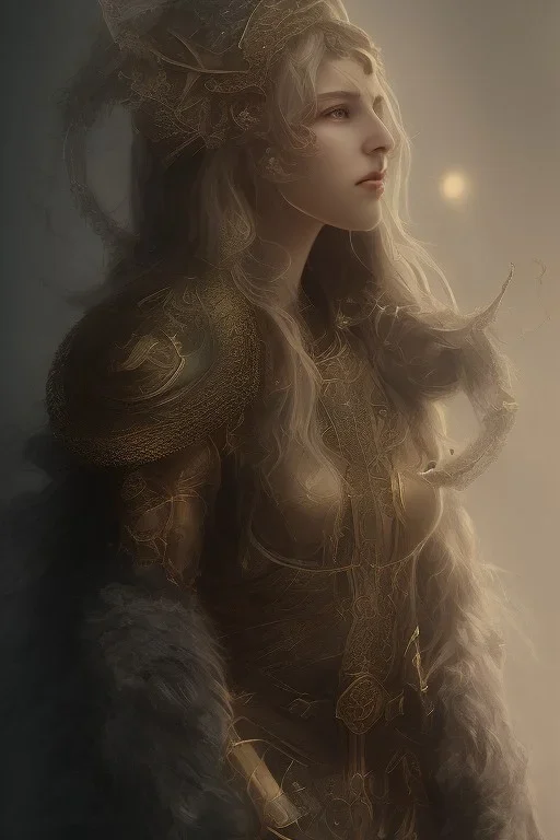 portrait elf, 8k resolution, high-quality, fine-detail, intricate, fantasy art, detailed matte, volumetric lighting, illustration, 3D