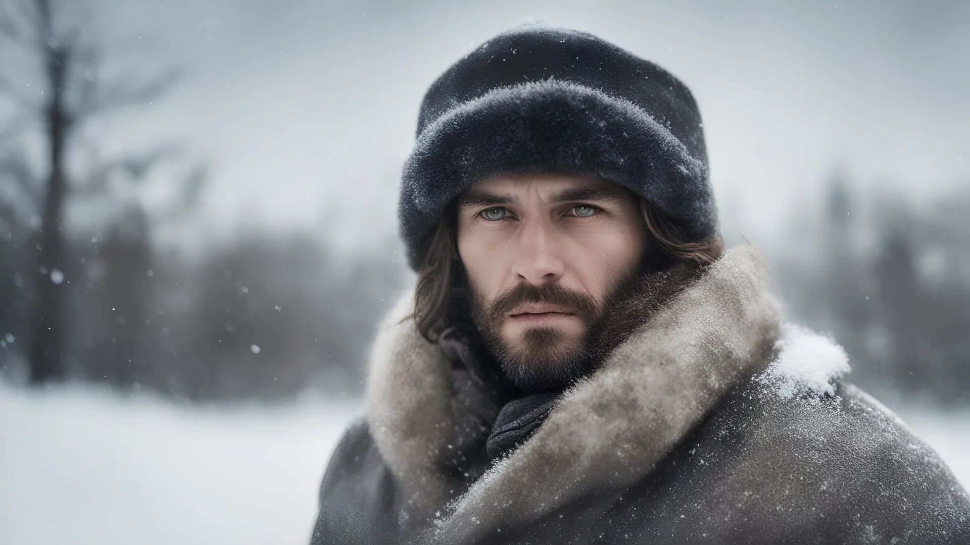 Photoreal magnificent Ushanka in the snow by lee jeffries, in the style of fantasy movies, photorealistic, shot on Hasselblad h6d-400c, zeiss prime lens, bokeh like f/0.8, tilt-shift lens 8k, high detail, smooth render, unreal engine 5, cinema 4d, HDR, dust effect, vivid colors