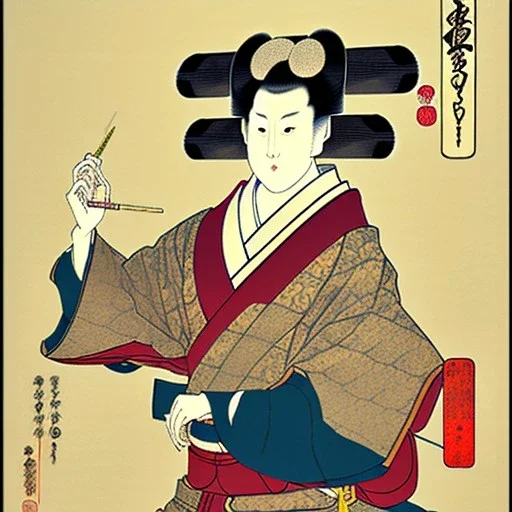 Ukiyo-e, japanese banner