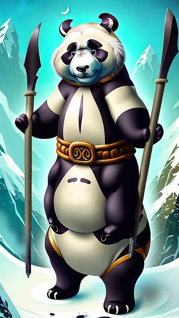 A viking panda