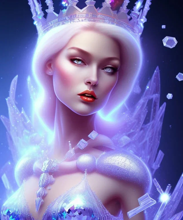 Ice crystal queen full image