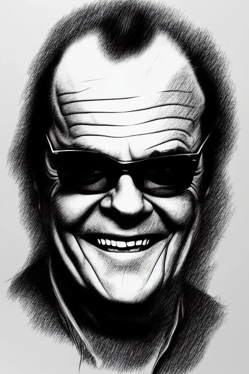 Jack Nicholson scribble portrait, 8k resolution, r_drawings_rene, scribble, scribble drawing, scribble art, deviantart, rdrawings25, instagram, line draw, scribble sketch