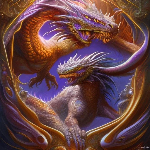 dragon, mythical raptor, beast monster, legend dnd, Josephine Wall rutkowski kinkade artgerm dragon