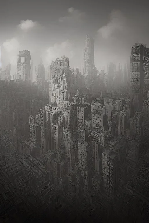 surrealis monochrome A fragmented, surreal sculpture liguid color of photorealistic image 3d,psychedelic art glossy emerging from devilish a crumbling San Francisco bridge building. The face appear and intricate details, evoking a haunting expression. set against a backdrop of stormy, cloud-filled skies. bauhaus art The overall tone is dark and moody, suggesting themes of decay and transformation.