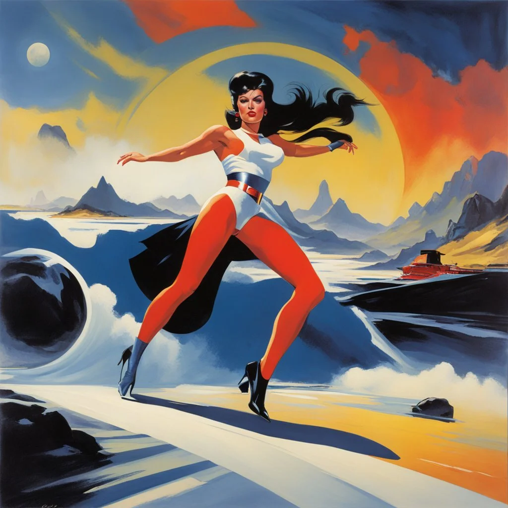 [art by Steve Rude]