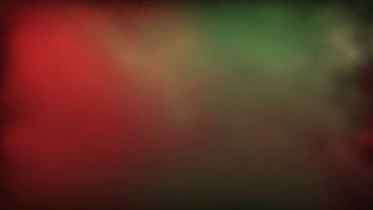 Red Maroon And Green Grunge Gradient Christmas Background.