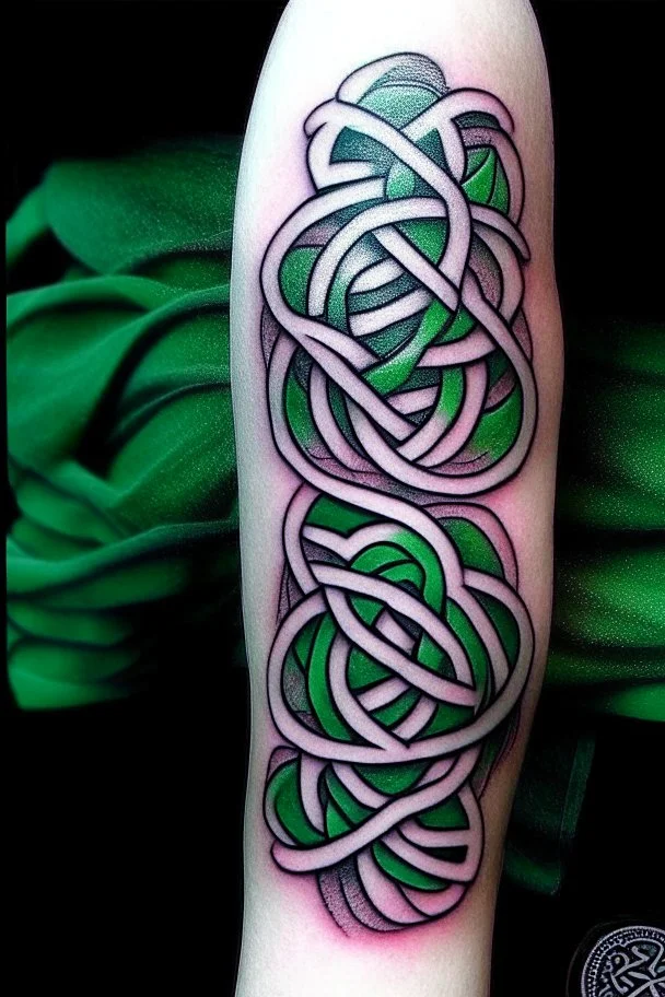Badger King Tattoo - Celtic la Tène armband. All freehanded, no stencils.  🌀 Cortez (@cheftezz) came in looking for a Polynesian tribal band. It's  not a culture I am familiar with so