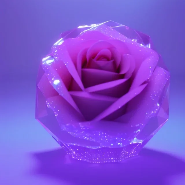 transparent crystal rose, crystallized, cinema lighting, cinema 4d, octane render, 3d render, incrate detailed