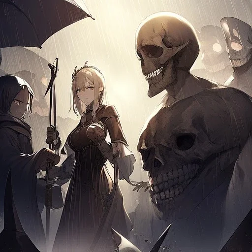  raining skulls,