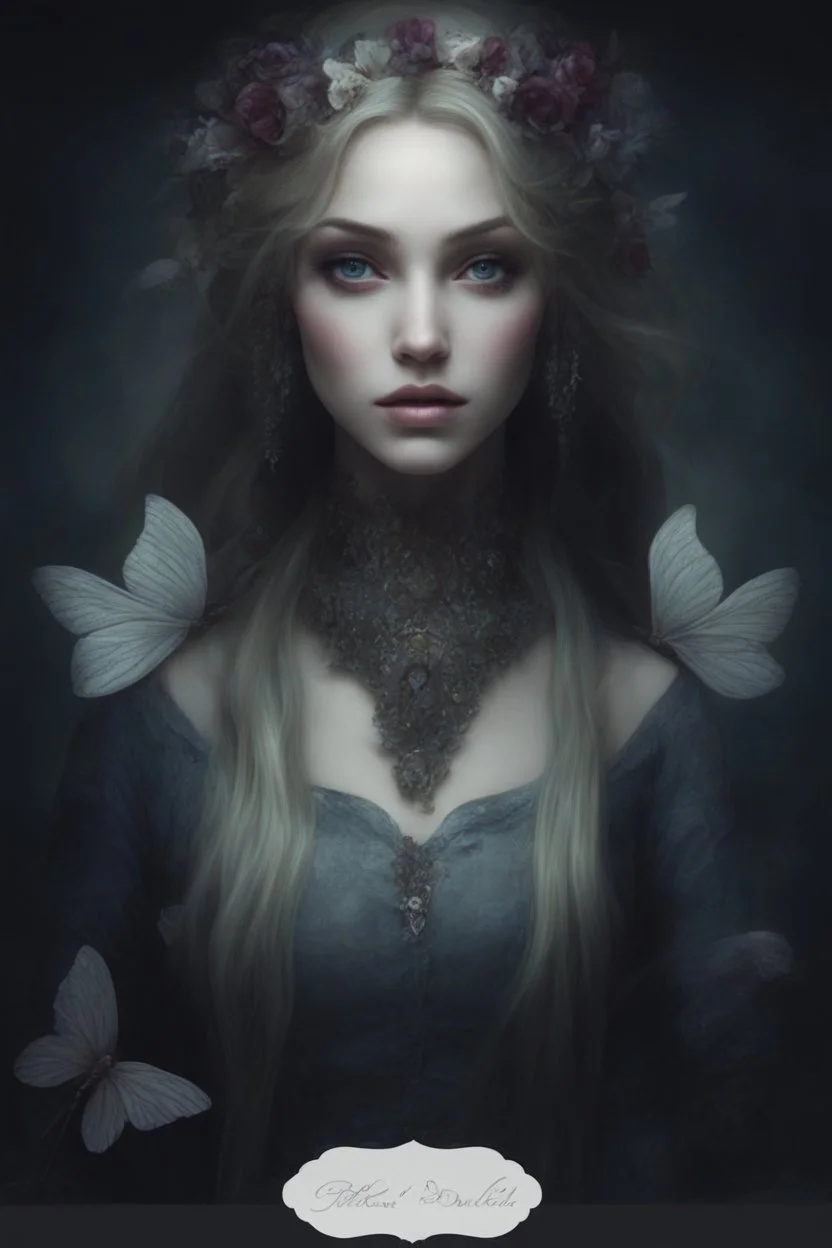 Blonde hair Water lilies long hair night Fairy princess rapunzel hair queen crown dragonflies fireflies elven tiara flowers fairy wings gothic purple burgundy dark red