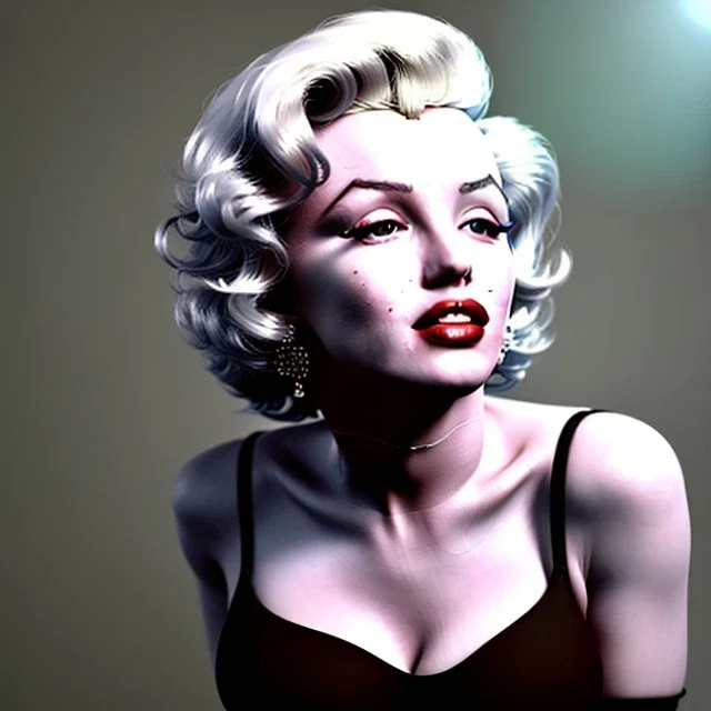 Realistic image portrait, Marylin Monroe, 2020 fashion style, highly detailed, unreal engine 5, ray tracing, RTX, lumen lighting, ultra detail, volumetric lighting, 3d, finely drawn, high definition, high resolution.