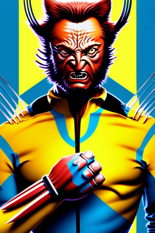 Wolverine crossed with Mr Tumble