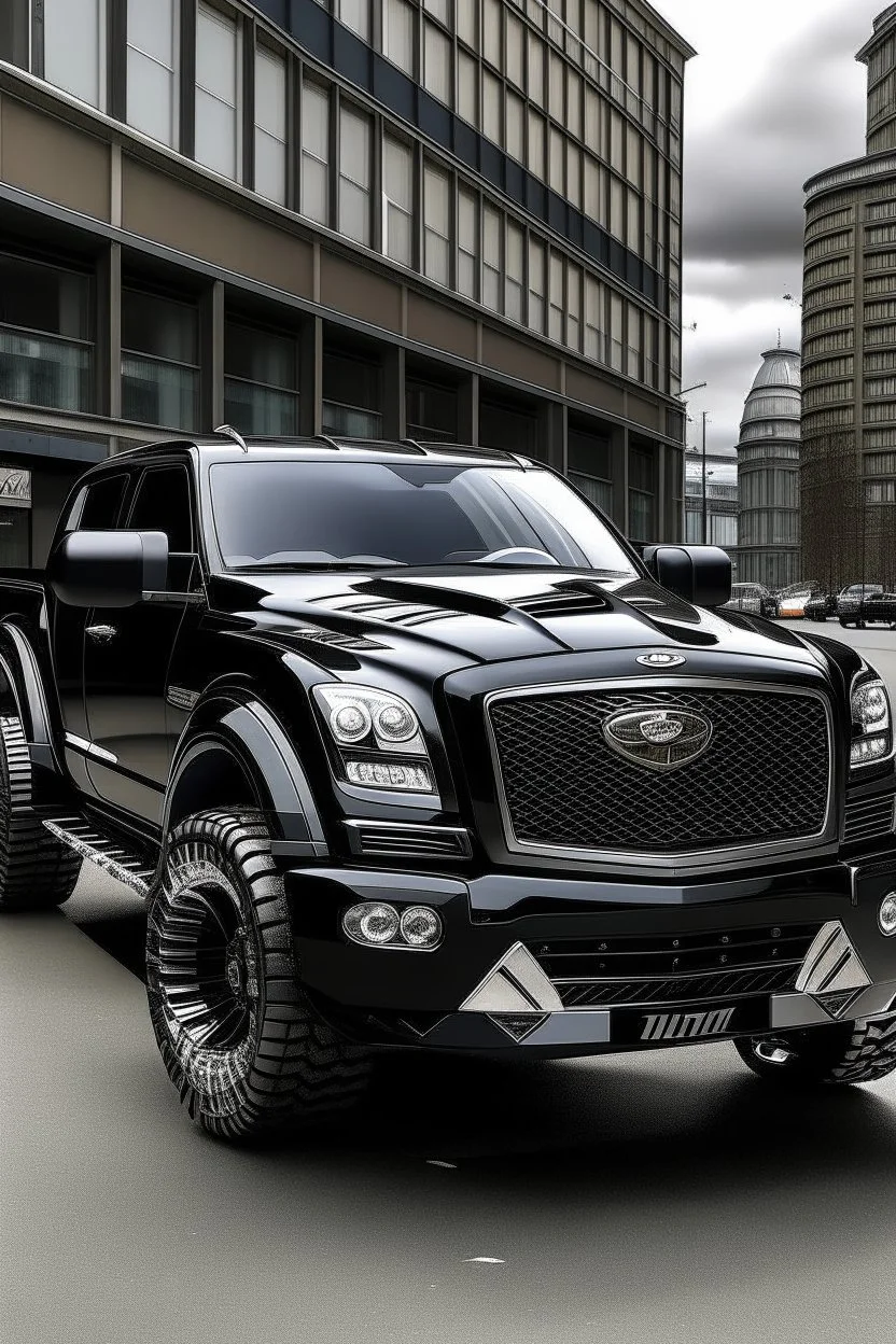 Cross between a Bentley and a Ford F350 Super Duty