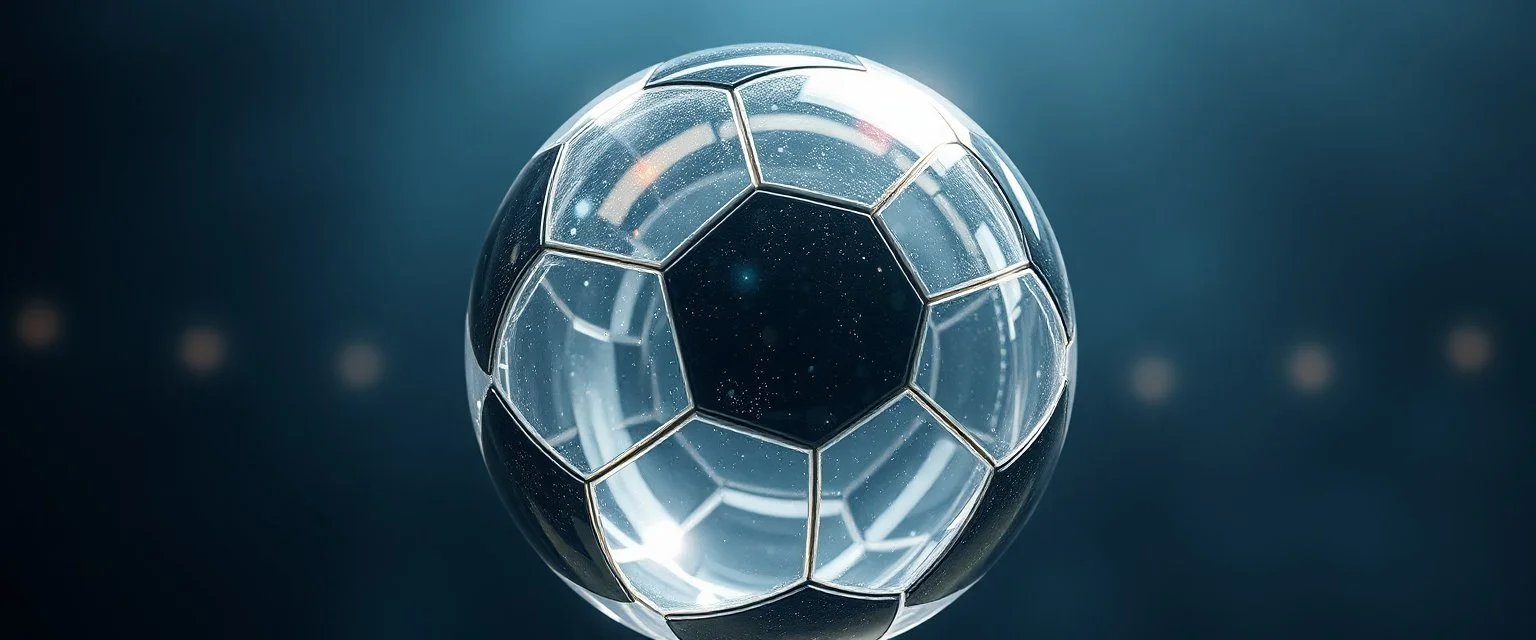 transparent soccer ball space ship