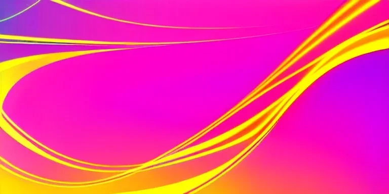 Vector technology abstract background with dynamic amorphous vector flowing gradient particle water curve waves and modern pink, yellow, orange lines. Retro futurism geometric, cyberpunk.