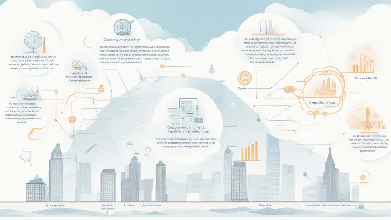 The image represents a comprehensive guide providing strategies and tips for building a successful business and achieving success in the field of entrepreneurship. It includes information on planning, resource management, business development, sustainability, and how to deal with challenges and difficulties throughout the journey.