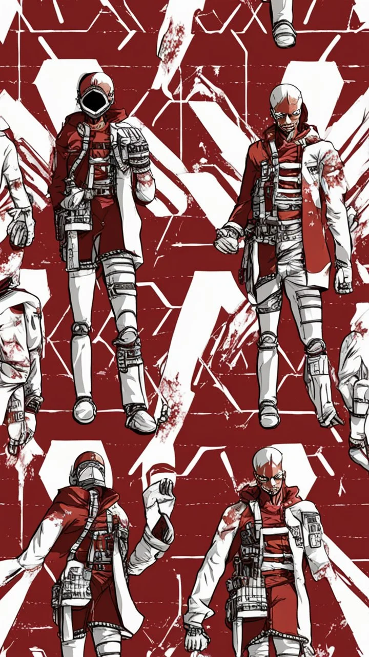 attack on titan red titan pattern for snowboard