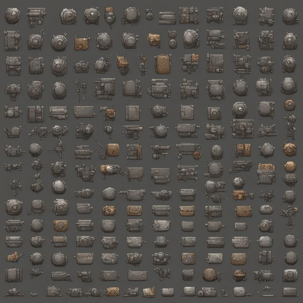 sprite sheet 32x32 metal scrap