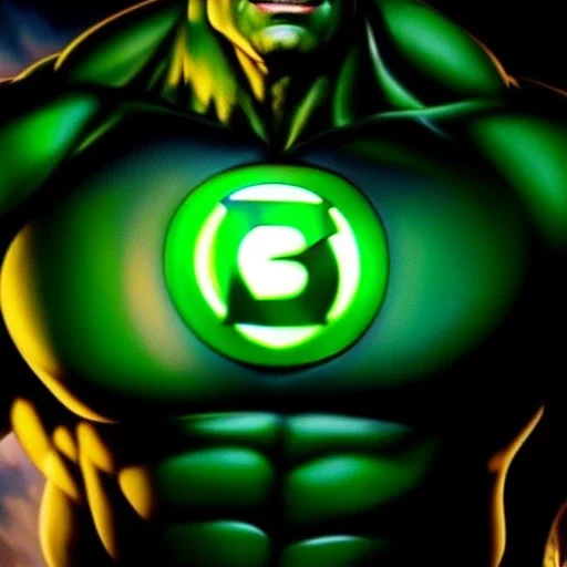 Ultra detailed fullbody Portrait in oil on canvas of Hulk merges with Green Lantern with armor,intense stare,extremely detailed digital painting, extremely detailed face,crystal clear Big eyes, mystical colors ,perfectly centered image, perfect composition, rim light, beautiful lighting,masterpiece,8k, stunning scene, raytracing, anatomically correct, in the style of robert e howard and Ken Kelley and Ohrai Noriyoshi and Simon Bisley and tomzj1