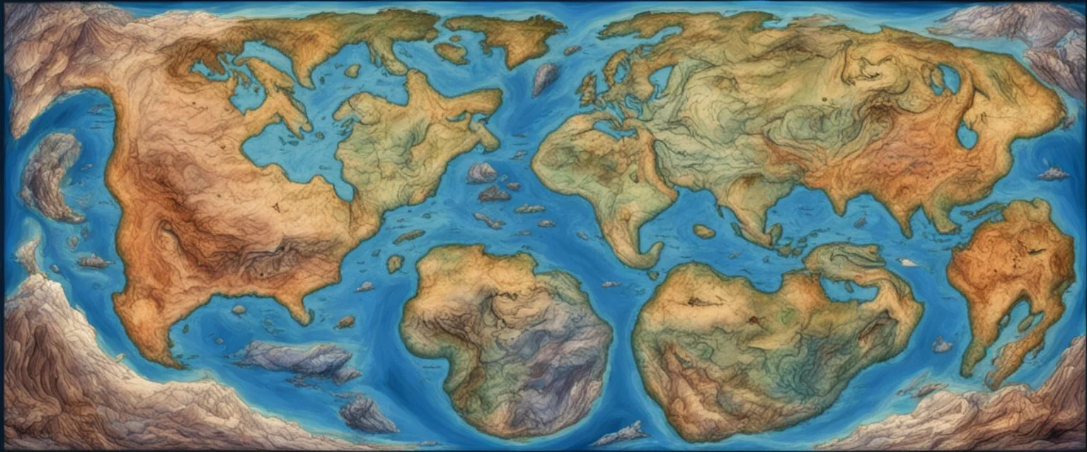pangea earth millions of years ago , with dinosaures and Draco reptilians