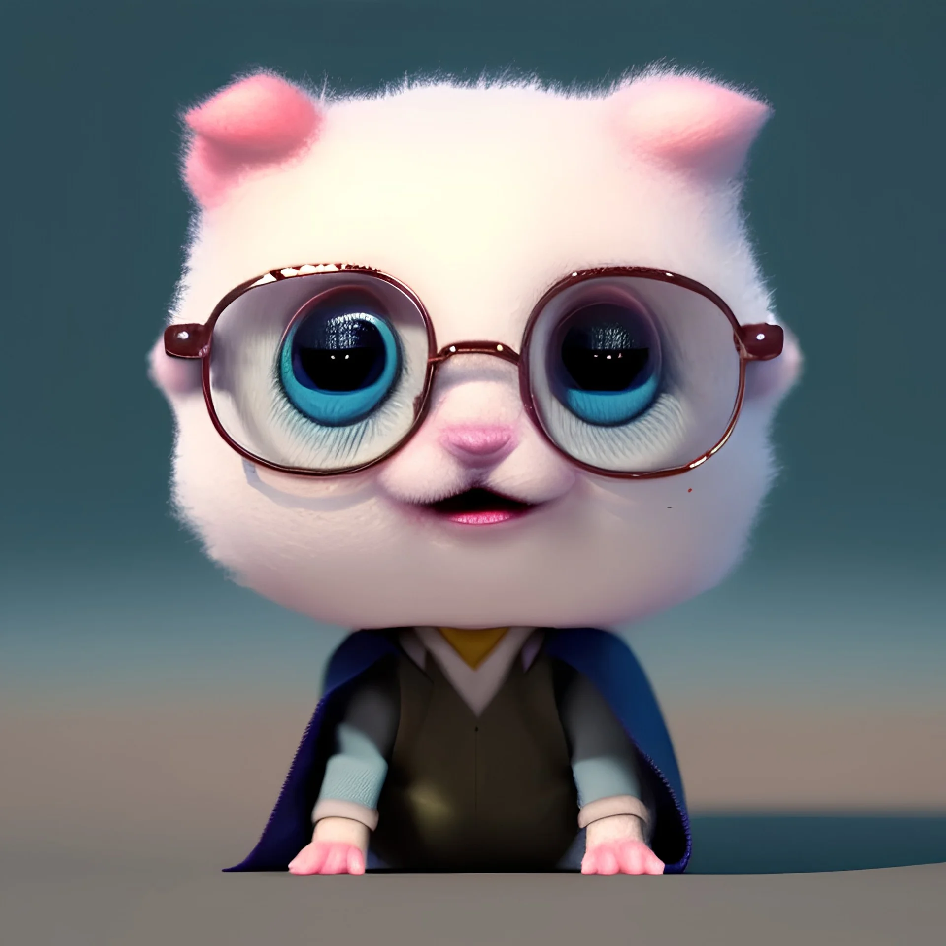 tiny cute {harry potter} toy, standing character, soft smooth lighting, soft pastel colors, skottie young, 3d blender render, polycount, modular constructivism, pop surrealism, physically based rendering, square image