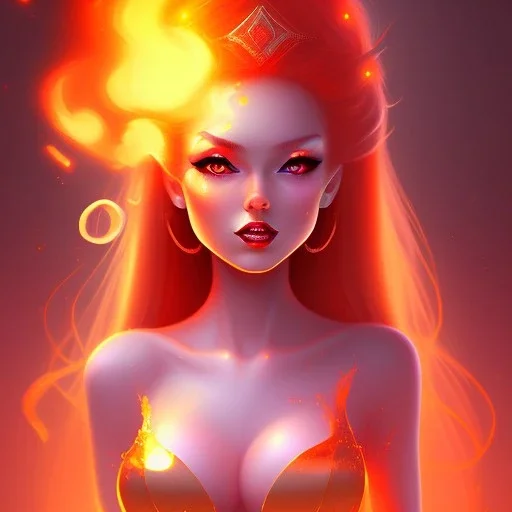 sexy flame princess