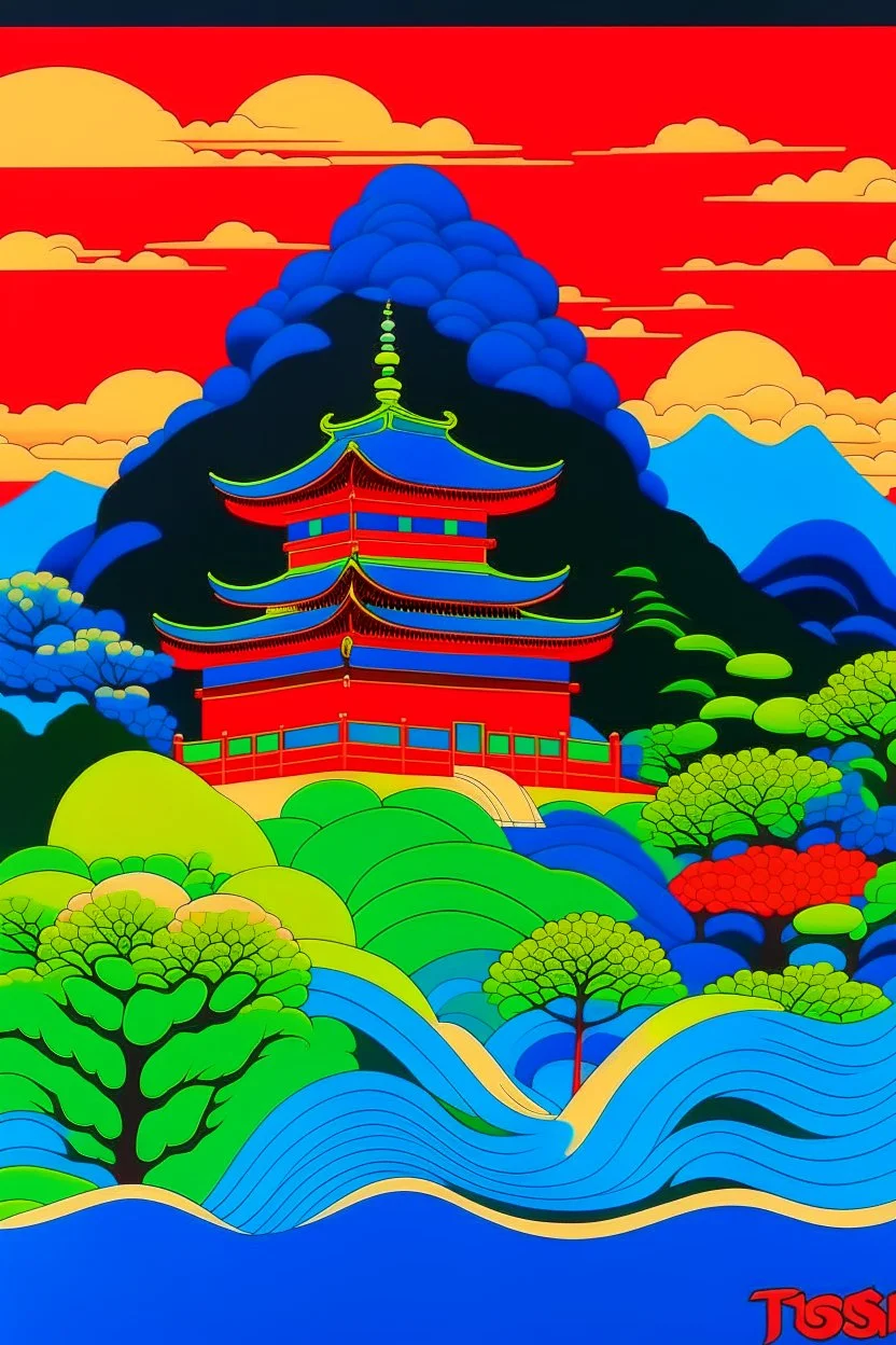 toshi in the style of Hiroshi Nagai