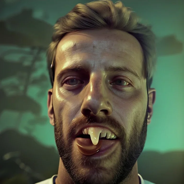 Portrait of Alessandro Borghi eating magic mushrooms, 8k, HD, cinematography, photorealistic, Cinematic, Color Grading, Ultra-Wide Angle, Depth of Field, hyper-detailed, beautifully color-coded, insane details, intricate details, beautifully color graded, Cinematic, Color Grading, Editorial Photography, Depth of Field, DOF, Tilt Blur, White Balance, 32k, Super-Resolution, Megapixel, ProPhoto RGB, VR, Halfrear Lighting, Backlight, Na